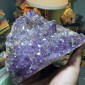 Brazilian Amethyst Cluster Special Quality with Hematite dots Inside the crystals - weight 2431 Grams