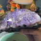 Brazilian Amethyst Cluster Special Quality with Hematite dots Inside the crystals - weight 2431 Grams