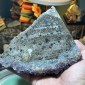 Brazilian Amethyst Cluster Special Quality with Hematite dots Inside the crystals - weight 2431 Grams