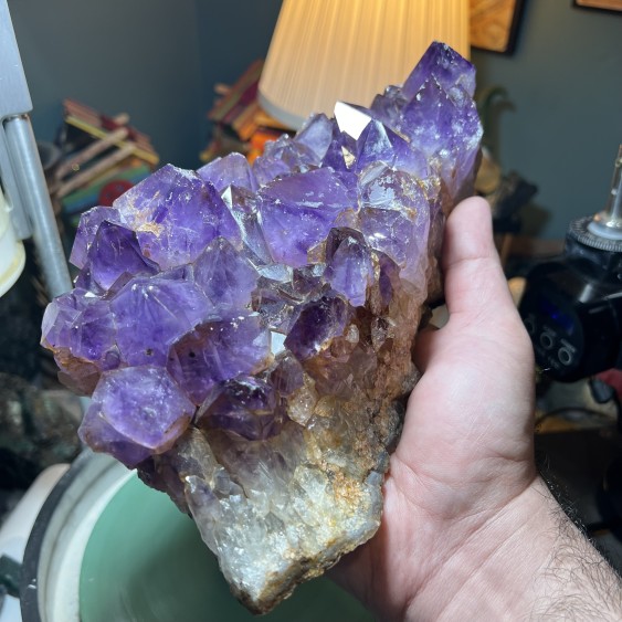 Braziliaanse Amethistcluster – Gewicht: 3375 gram