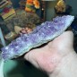Brazilian Amethyst Cluster with Titanium Dioxide - weight 951 Gram Brazilian Amethyst Cluster with Titanium Dioxide - weight 951 Gram