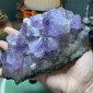 Brazil Amethyst fair color with some Titanium Dioxide - weight 1742 Gram