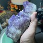 Brazil Amethyst fair color with some Titanium Dioxide - weight 1742 Gram