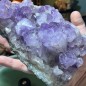 Brasilianischer Amethyst – Helle Farbe mit etwas Titandioxid – Gewicht: 1742 Gramm