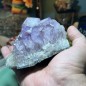 Brasilianischer Amethyst – Helle Farbe mit etwas Titandioxid – Gewicht: 1742 Gramm