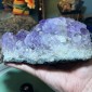 Brazil Amethyst fair color with some Titanium Dioxide - weight 1742 Gram