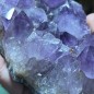 Brazil Amethyst fair color with some Titanium Dioxide - weight 1742 Gram Brazil Amethyst fair color with some Titanium Dioxide - weight 1742 Gram