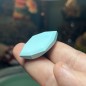 Iranian Neyshabur Turquoise old stock- old layers Stabilized only weight 69.65 ct