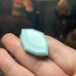 Iranian Neyshabur Turquoise old stock- old layers Stabilized only weight 69.65 ct