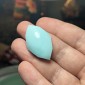 Iranian Neyshabur Turquoise old stock- old layers Stabilized only weight 69.65 ct