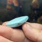 Iranian Neyshabur Turquoise old stock- old layers Stabilized only weight 69.65 ct