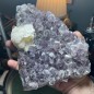 Brasilianischer Amethyst mit Calcit und Titandioxid – Sammlerstück – Gewicht: 1806 Gramm