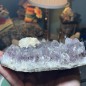 Améthyste brésilienne avec calcite et dioxyde de titane – Pièce de collection – Poids : 1806 grammes