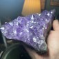 Brazilian Amethyst excellent luster top quality clean crystals – Weight: 1604 Grams