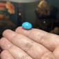 Turquoise iranienne de Neyshabur – Stock ancien, couches anciennes – Stabilisée uniquement – Poids  12.85 ct
