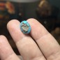 イラン産ネイシャブールターコイズ – 古い在庫・古層 – 安定処理のみ – 重量 12.85 カラット イラン産ネイシャブールターコイズ – 古い在庫・古層 – 安定処理のみ – 重量 12.85 カラット