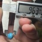 Iranian Neyshabur Turquoise old stock- old layers Stabilized only weight 12.85 ct