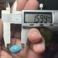 Iranian Neyshabur Turquoise old layers Stabilized only weight 13.25 ct