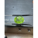 Natural untreated Pakistani peridot, faceted in Pakistan, weight 10.5 ct 