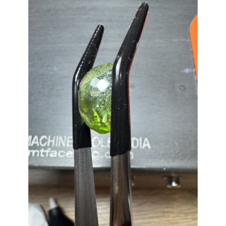 Natural untreated Pakistani peridot, faceted in Pakistan, weight 10.5 ct 