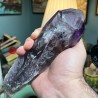 Натуральный бразильский аметист необработанный длинный кристалл - Вес 784 грамма