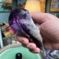 Amatista natural brasileña sin tratar cristal largo - Peso 417 gramos