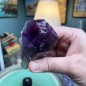 Natuurlijke Braziliaanse amethist onbewerkt lange kristal - Gewicht 417 gram Natuurlijke Braziliaanse amethist onbewerkt lange kristal - Gewicht 417 gram