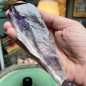 Ametista natural brasileira não tratada cristal longo - Peso 417 gramas