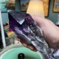 Натуральный бразильский аметист необработанный длинный кристалл - Вес 958 граммов