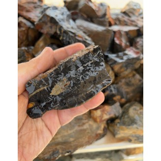 Schwarzer Onyx Brasilien - nach Gewicht