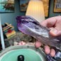 Amatista natural brasileña sin tratar cristal largo - Peso 438 gramos