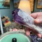 Natuurlijke Braziliaanse amethist onbewerkt lange kristal - Gewicht 438 gram
