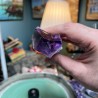 Amatista natural brasileña sin tratar cristal largo - Peso 438 gramos