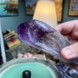 Amatista natural brasileña sin tratar cristal largo - Peso 438 gramos