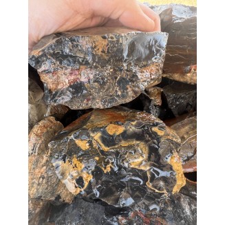 Schwarzer Onyx Brasilien - nach Gewicht