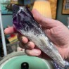 Natürlicher brasilianischer Amethyst unbehandelt langer Kristall - Gewicht 654 Gramm