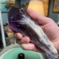 Amatista natural brasileña sin tratar cristal largo - Peso 654 gramos