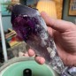 Amatista natural brasileña sin tratar cristal largo - Peso 654 gramos