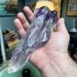 Natuurlijke Braziliaanse amethist onbewerkt lange kristal - Gewicht 689 gram