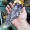 Amatista natural brasileña sin tratar cristal largo - Peso 689 gramos