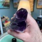 Natürlicher brasilianischer Amethyst unbehandelt langer Kristall - Gewicht 689 Gramm