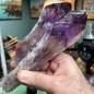 Natürlicher brasilianischer Amethyst unbehandelt langer Kristall - Gewicht 689 Gramm