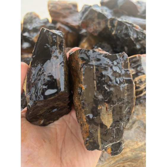Schwarzer Onyx Brasilien - nach Gewicht