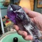 Natuurlijke Braziliaanse amethist onbewerkt lange kristal - Gewicht 862 gram