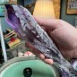 Natürlicher brasilianischer Amethyst unbehandelt langer Kristall - Gewicht 708 Gramm