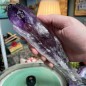Natürlicher brasilianischer Amethyst unbehandelt langer Kristall - Gewicht 708 Gramm