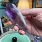 Améthyste naturelle du Brésil non traitée cristal long - Poids 256 grammes Améthyste naturelle du Brésil non traitée cristal long - Poids 256 grammes