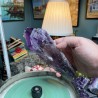 Natürlicher brasilianischer Amethyst unbehandelt langer Kristall - Gewicht 580 Gramm