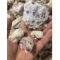 巴西红碧玺与白水晶 - 按重量计算