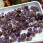 Brazilian Amethyst Crystals - Natural Untreated weight 100 Grams - AU013